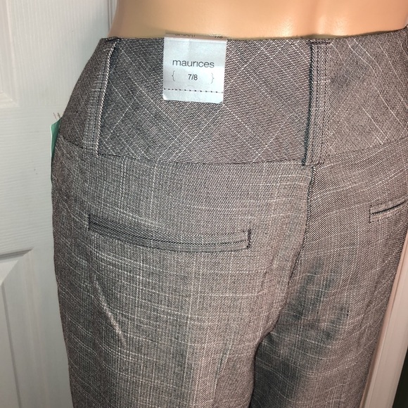 Maurices black and white pants. NWT. 7/8 - Picture 6 of 11